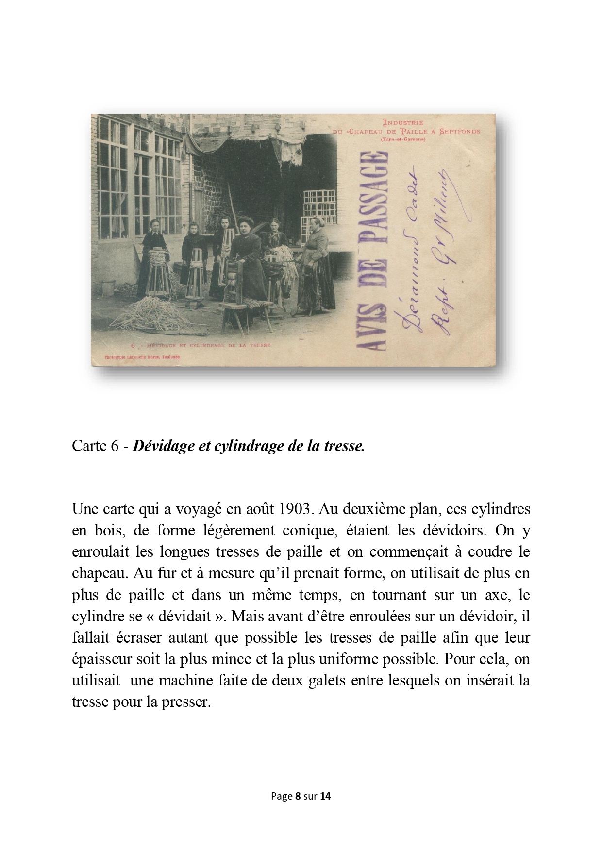 12 cartes postales chapellerie page 0008