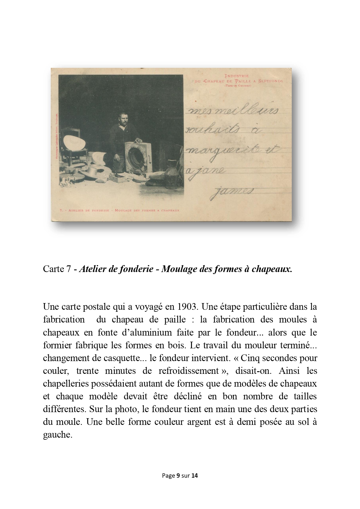 12 cartes postales chapellerie page 0009