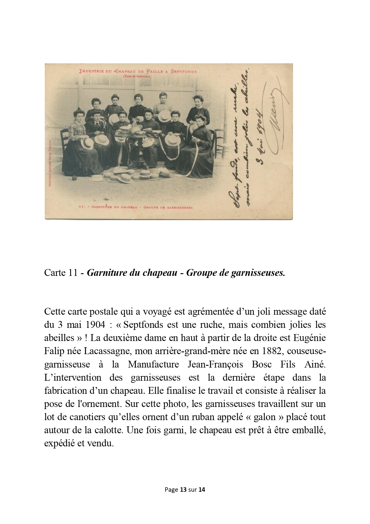 12 cartes postales chapellerie page 0013