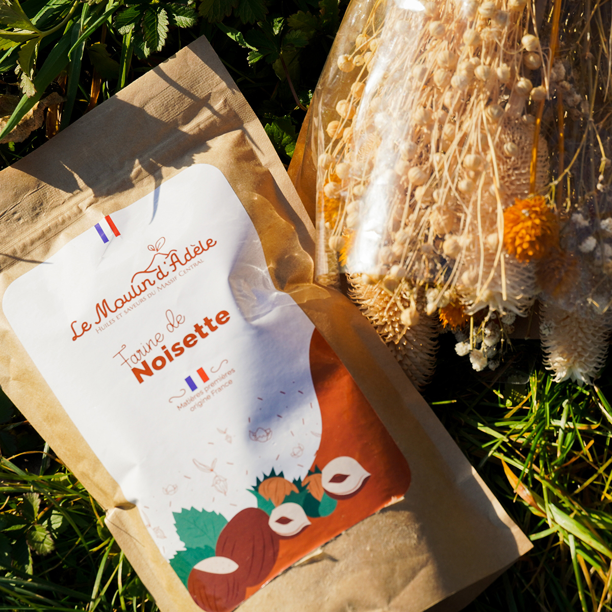 Photo de la farine de noisette de 500gr