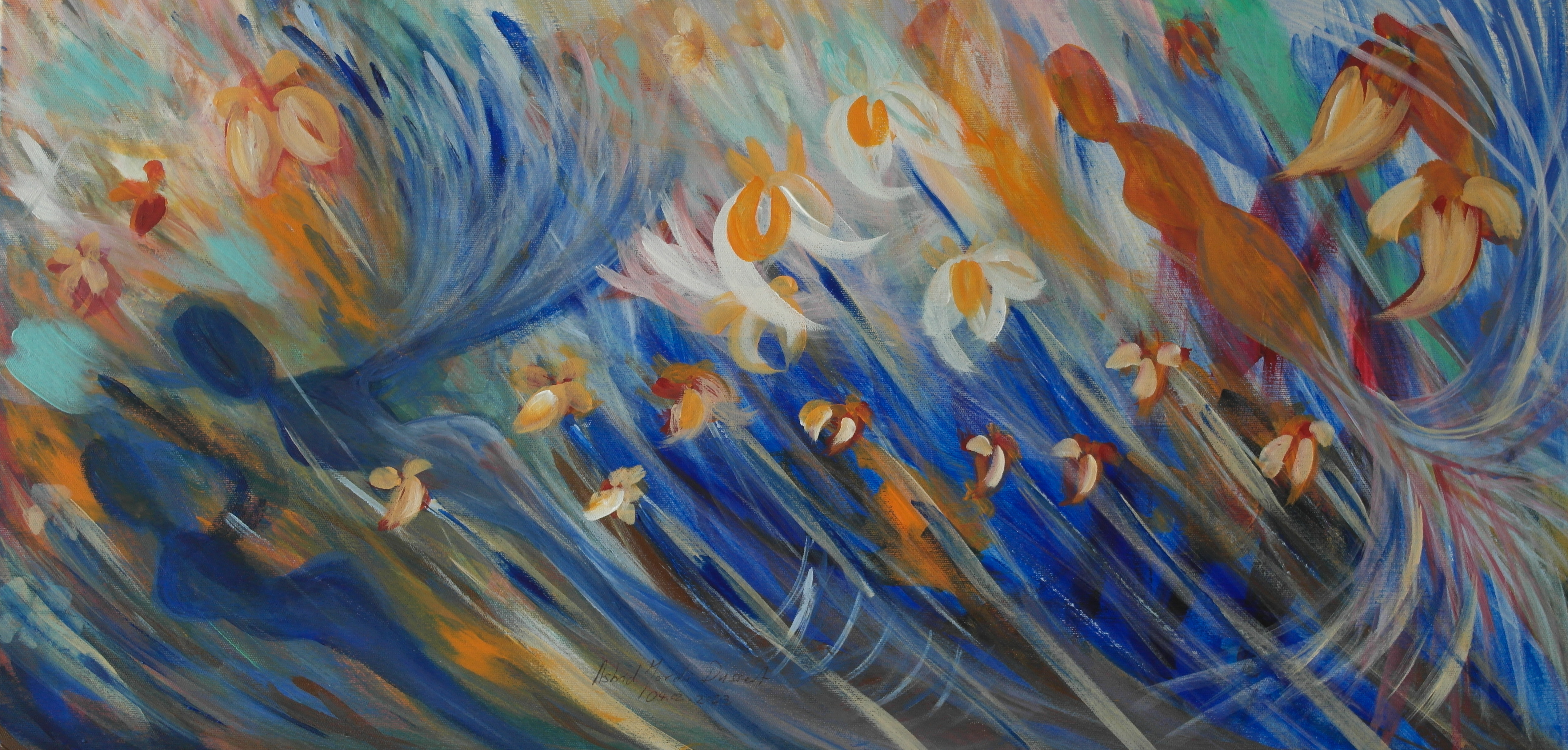 Champs feerique acrylique 3 40 x 80 cm chf 750 29 01 2023