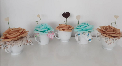 Mini tasse florale