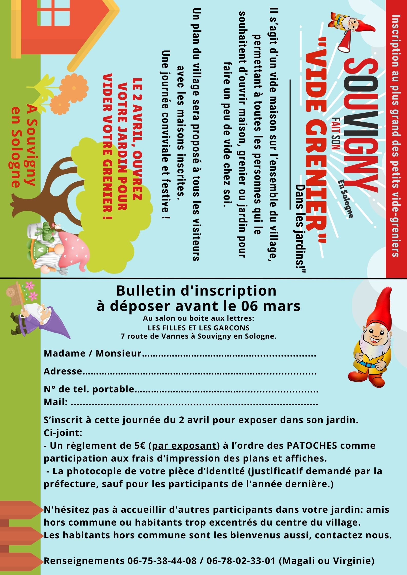 Jeu vide mon grenier dans mon jardin