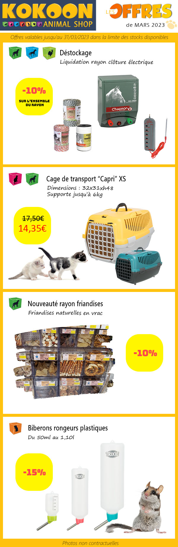 Marsac : Promos Mars