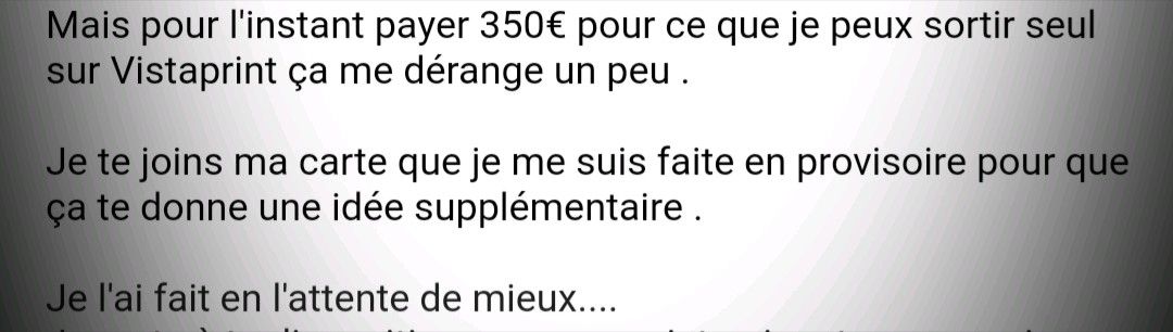 Dans tes dents mon gars