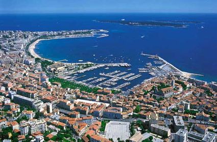 Baie de cannes et les iles