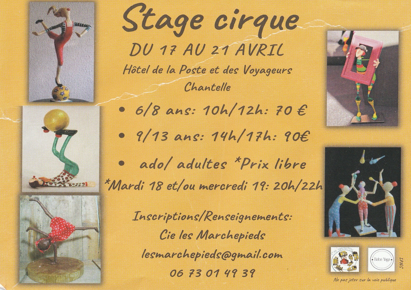 Stage de cirque