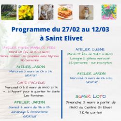 PROGRAMME DU CENTRE