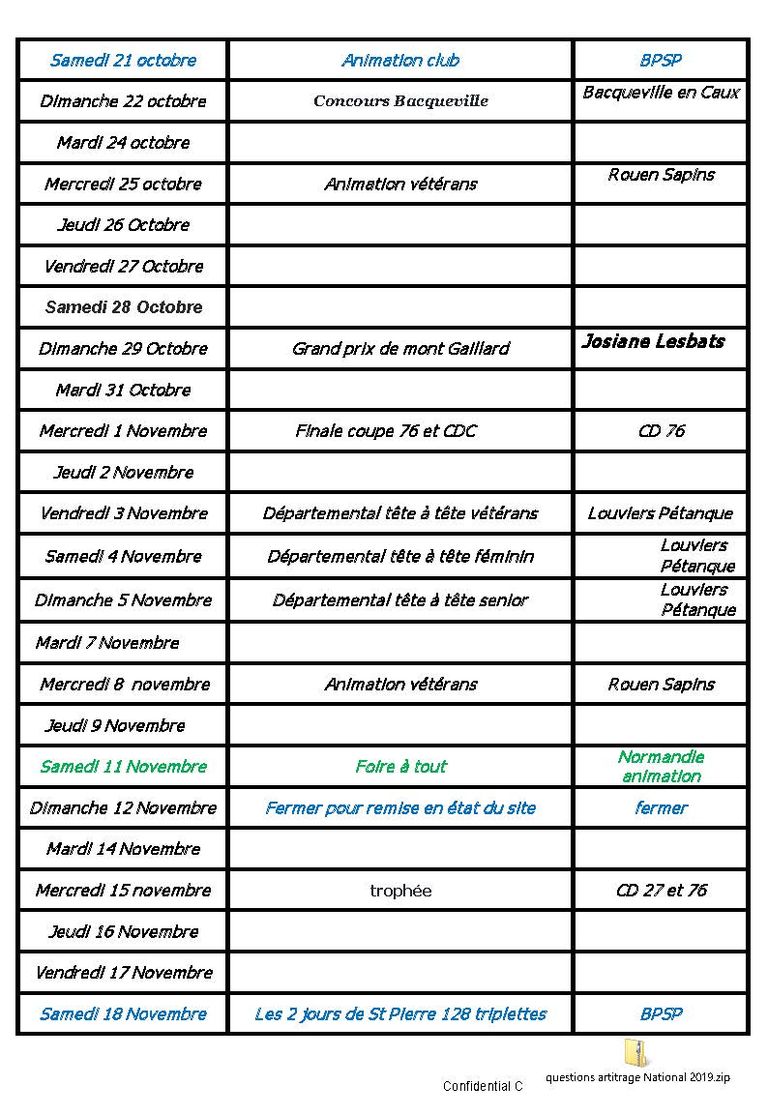 11 calendrier boulodrome 2023 2 page 11