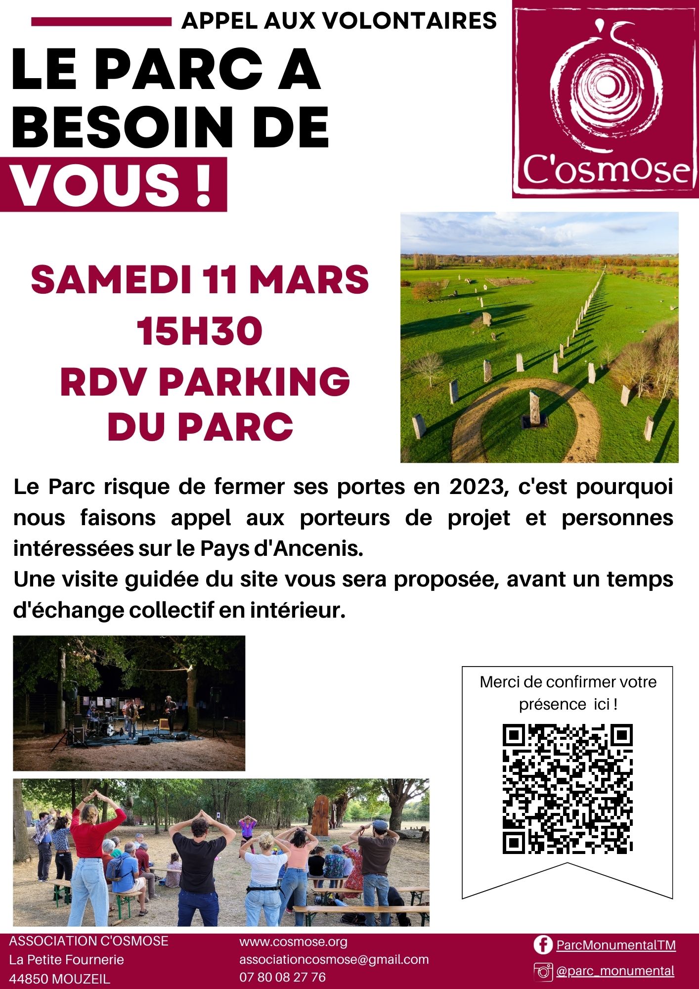 REUNION PUBLIC  :  samedi 11 mars 2023