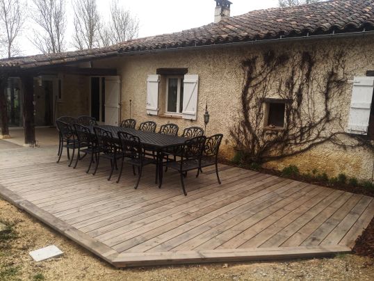 Terrasse bois 32120