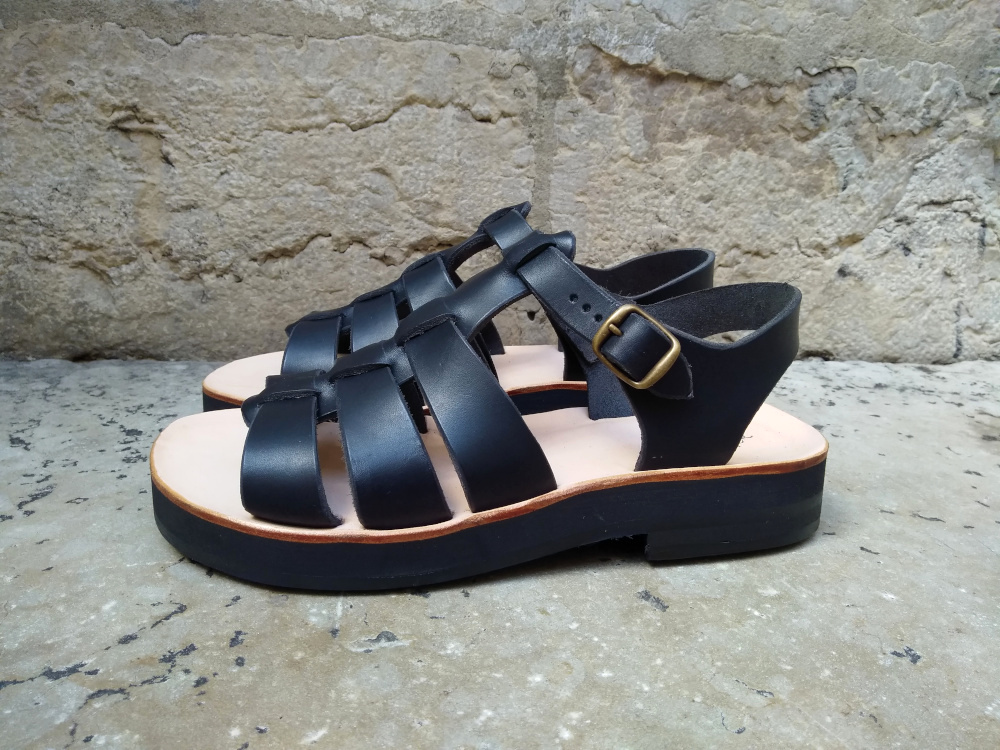 Sandales lily noir