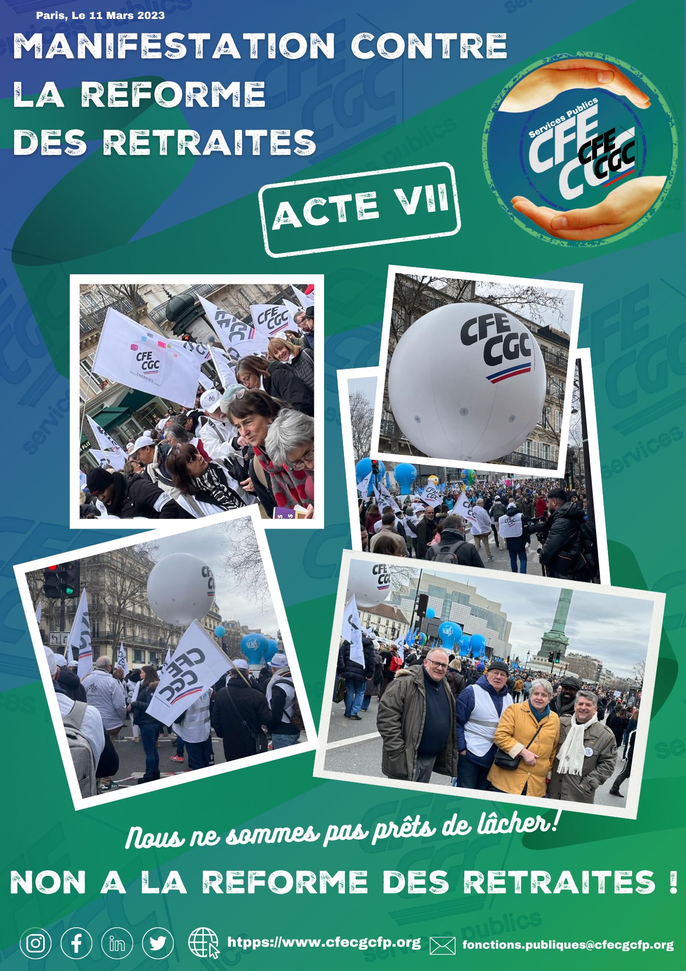 MOBILISATION DU 11 03 2023