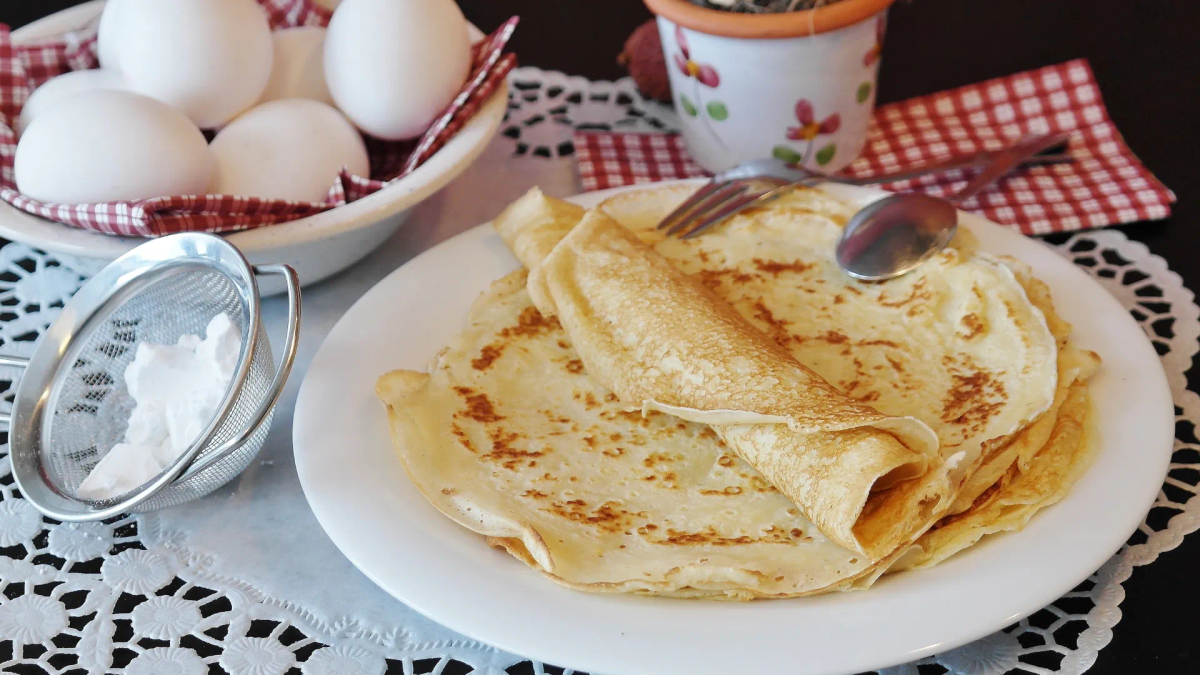 Crêpes à la Farine de Noisette