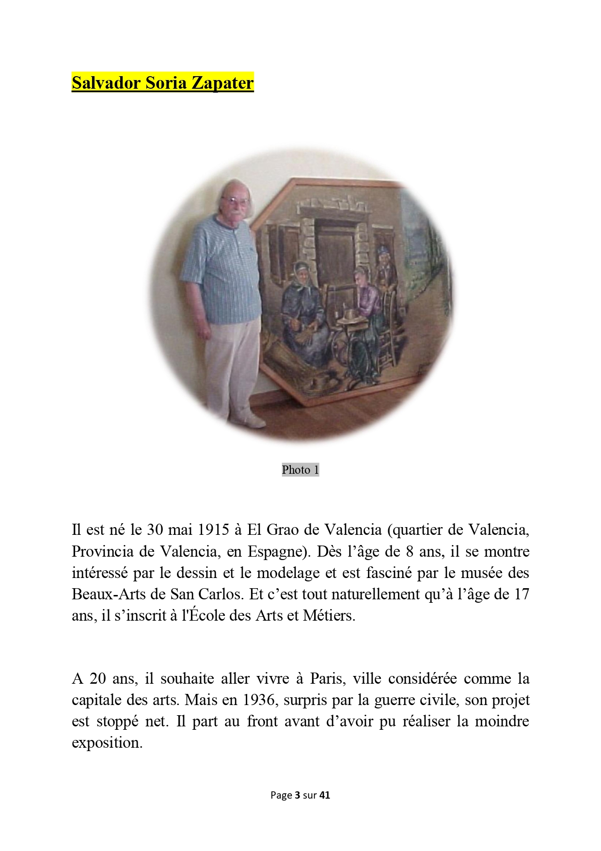 Peintres espagnols page 0003