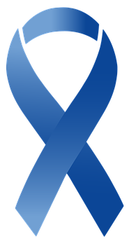 Ruban bleu, symbole de la fibromyalgie, information, sensibilisation.