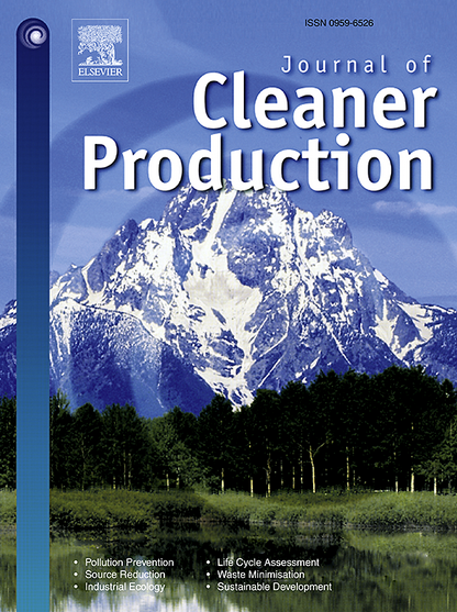 Cleaner Production, Edited by Göran Broman, Karl-Henrik Robèrt, George Basile, Terrence Collins, Rupert Baumgartner, Tobias Larsson
Volume 140, Part 1