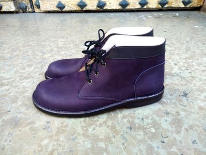 Anna bauer chaussures homme basik violet