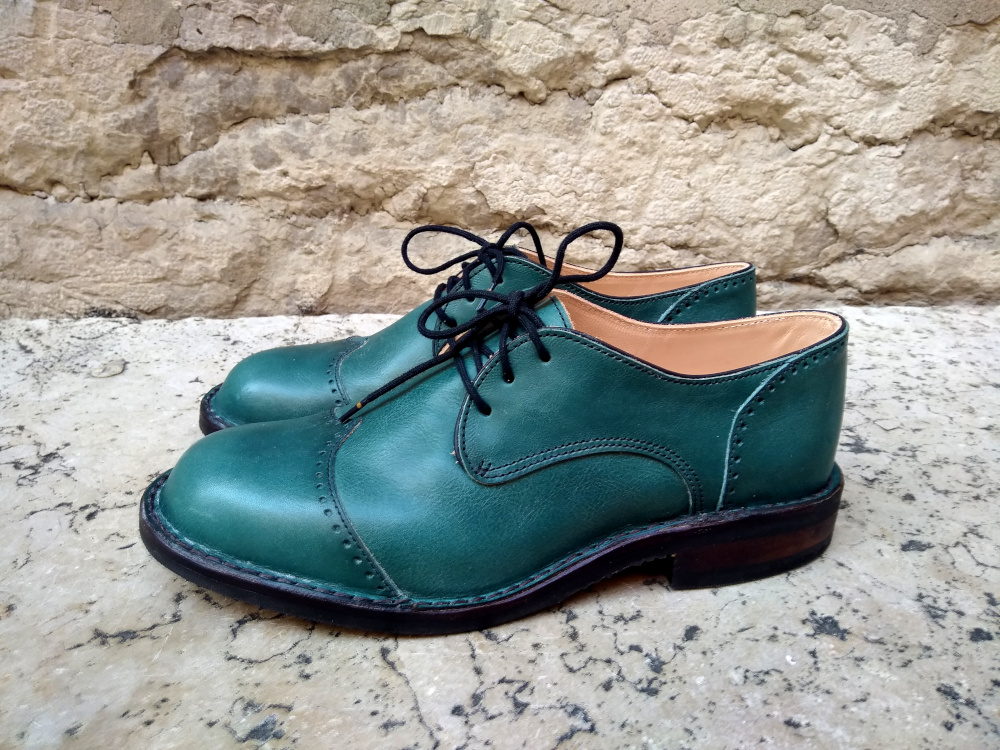 Anna bauer chaussures homme vert