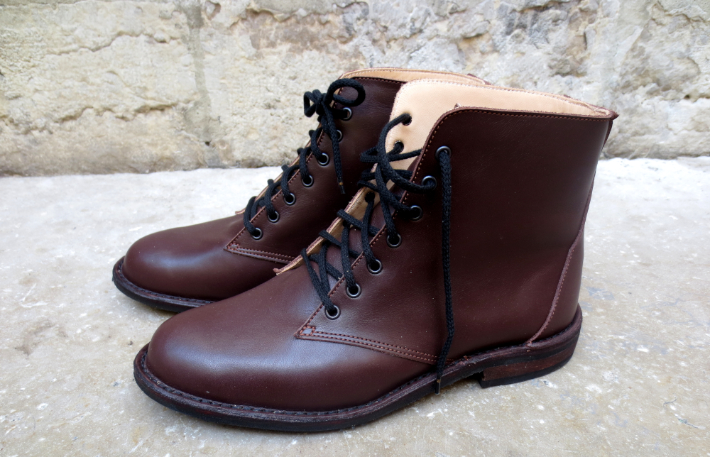 Anna bauer chaussures homme cuir marron 