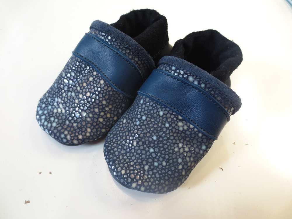Anna bauer chaussons galuchat