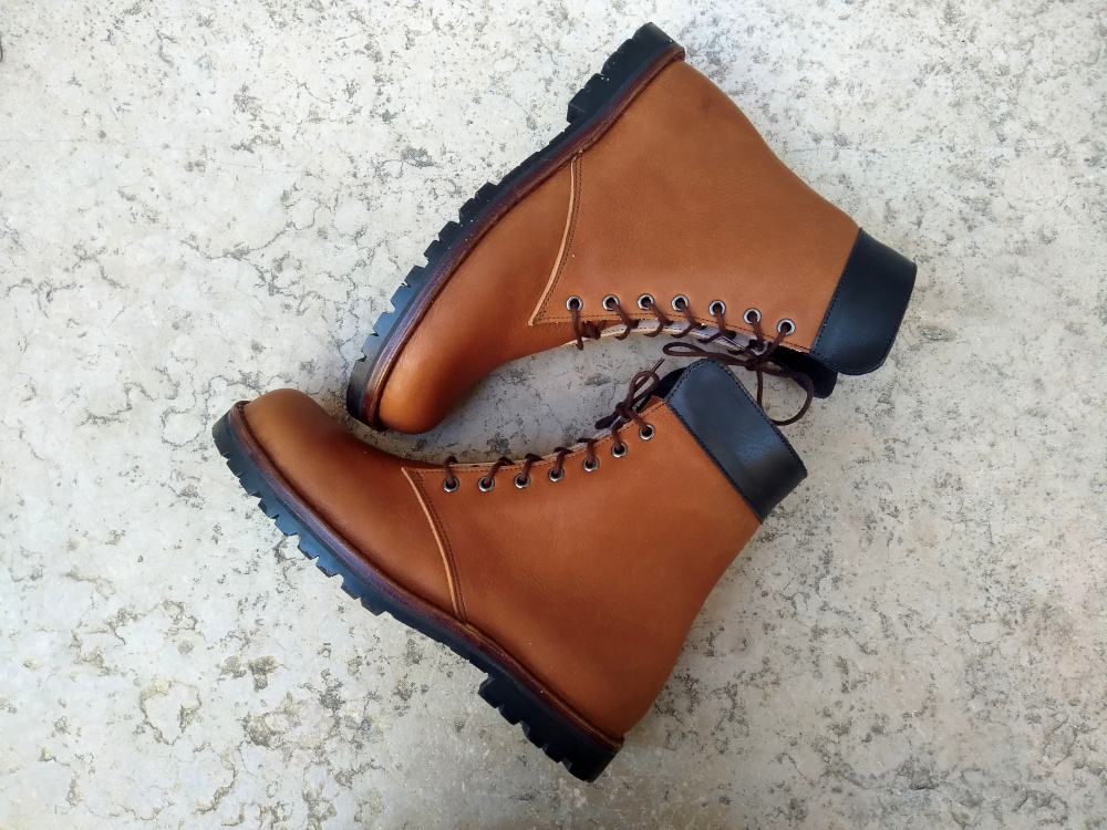 Anna bauer chaussures lyon marron made in croix rousse