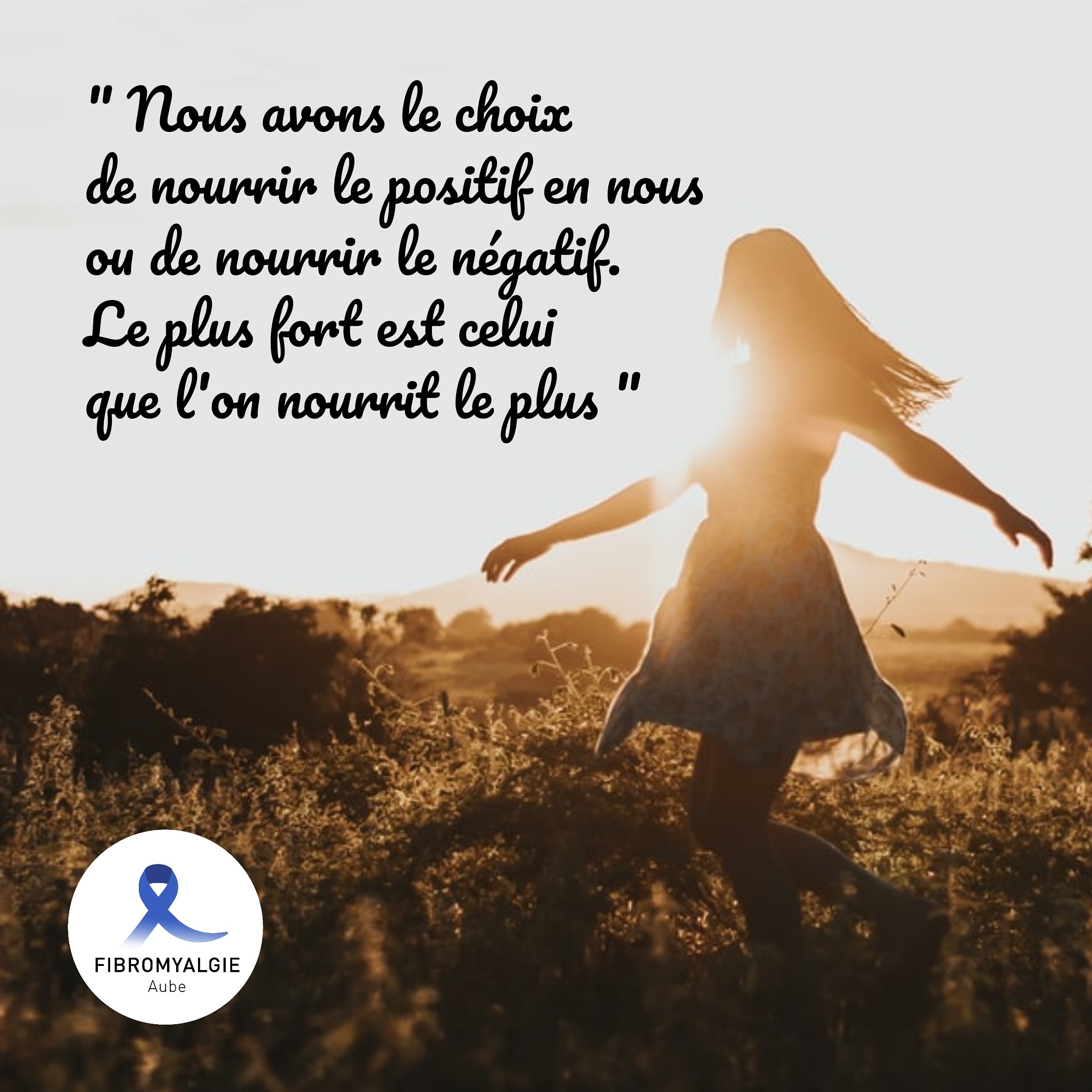Nourrir le positif avec l'association Fibromyalgie Aube