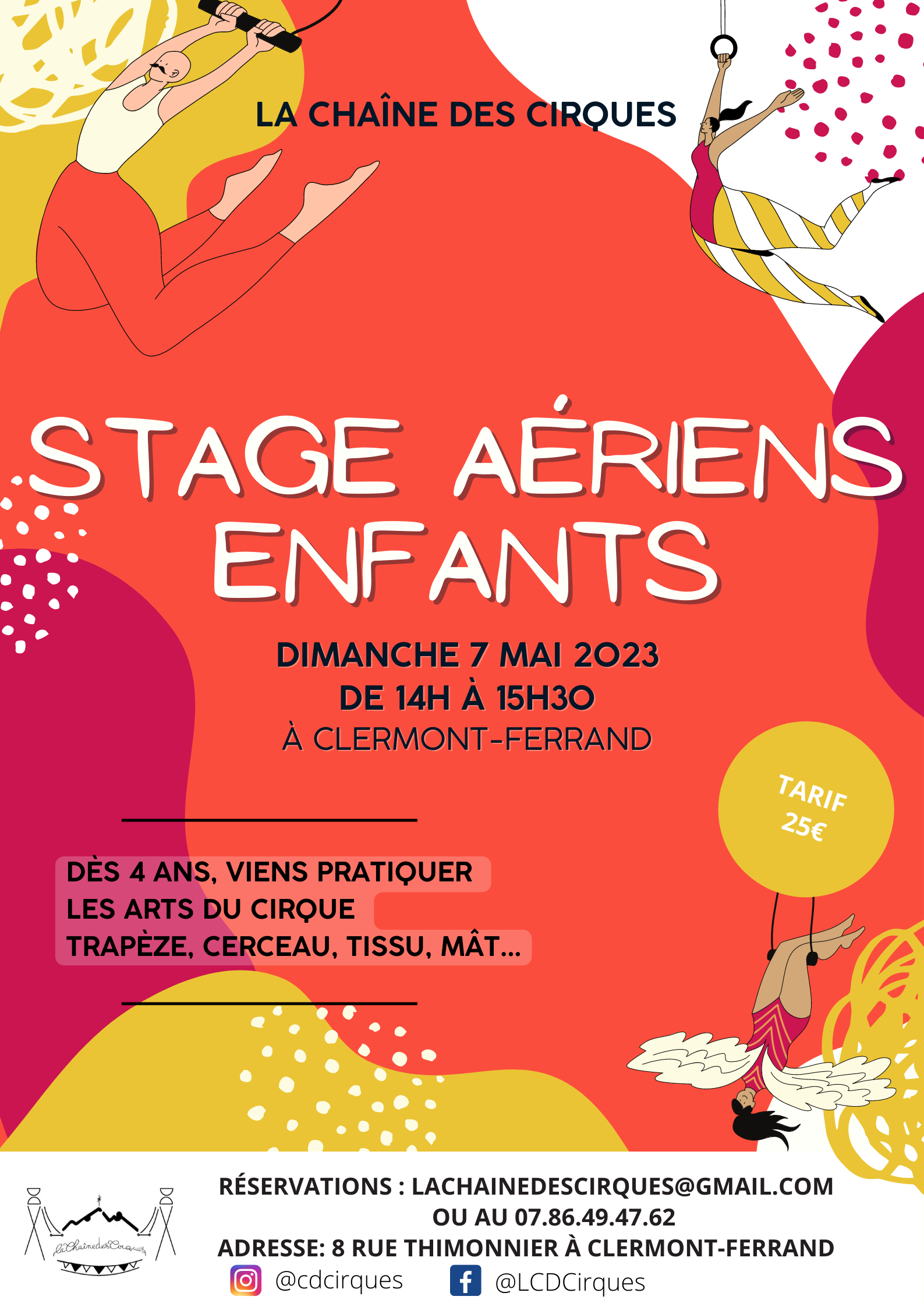 Stage Aériens Enfants - Mai