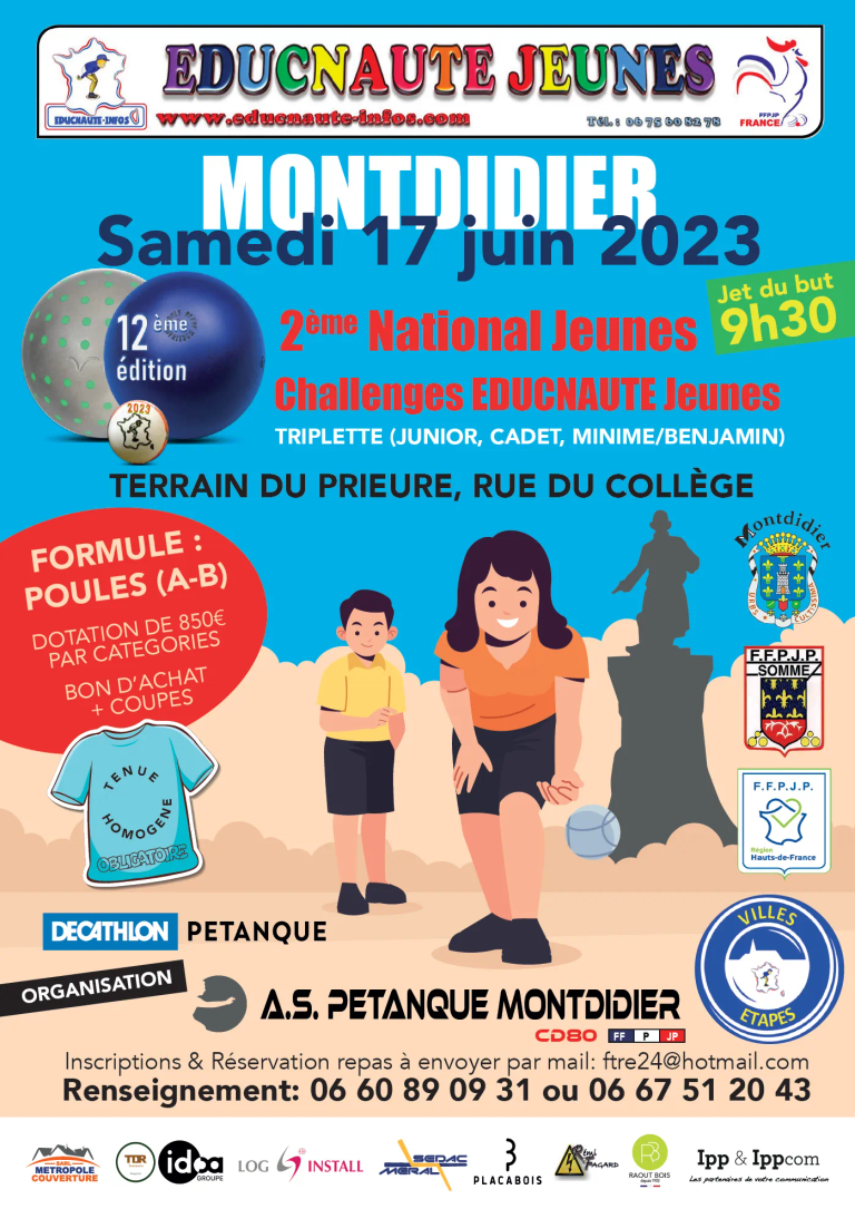 Petanque affiche