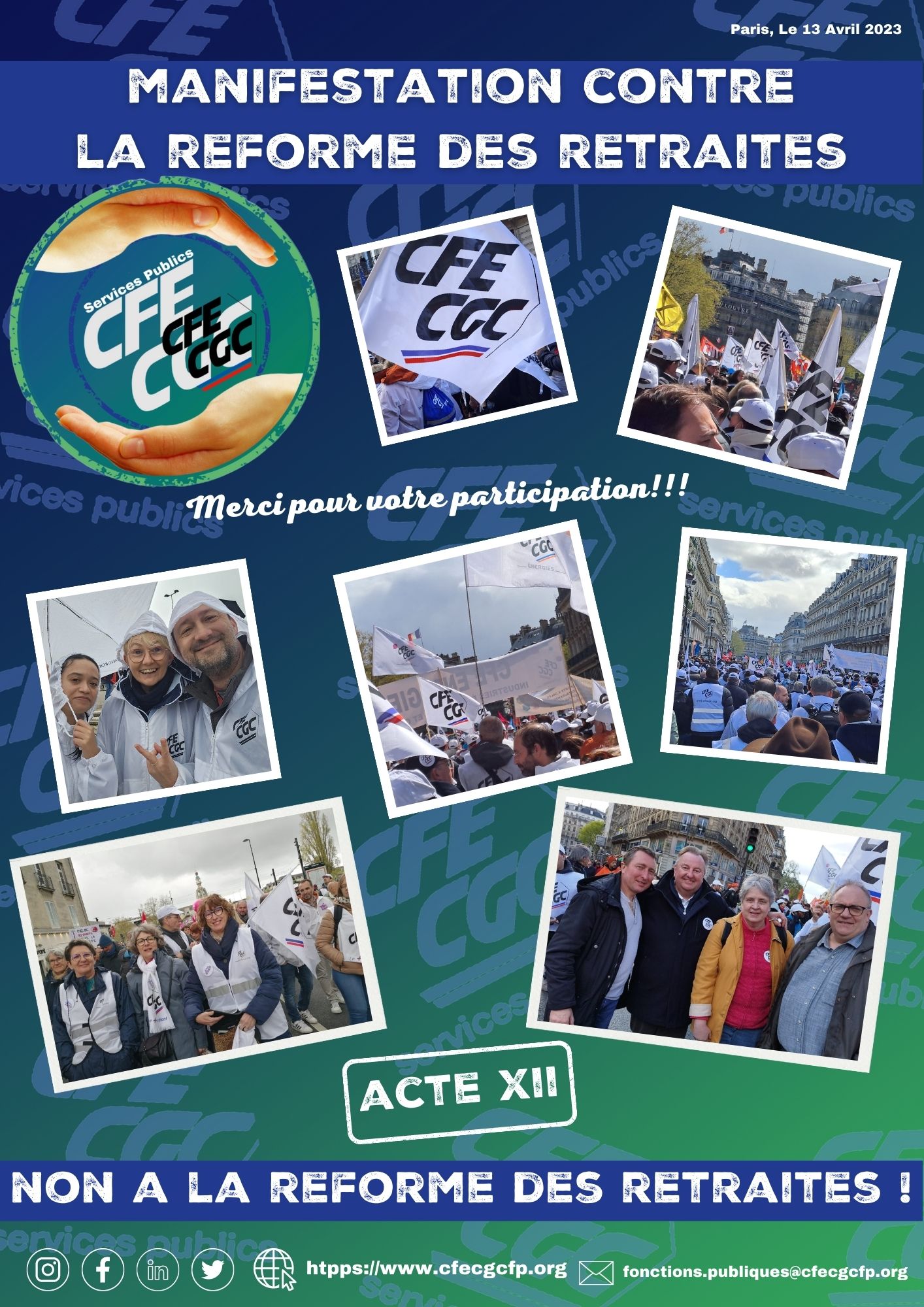 Acte 12: Merci de votre participation!