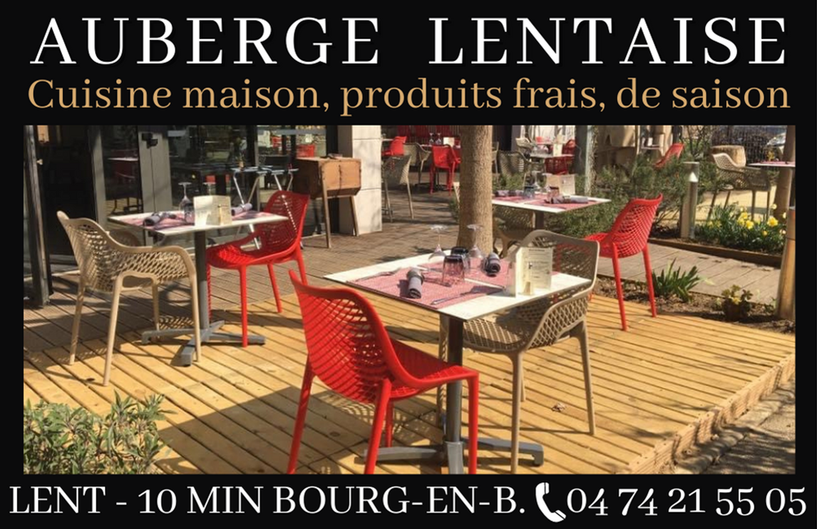 Auberge lentaise carte