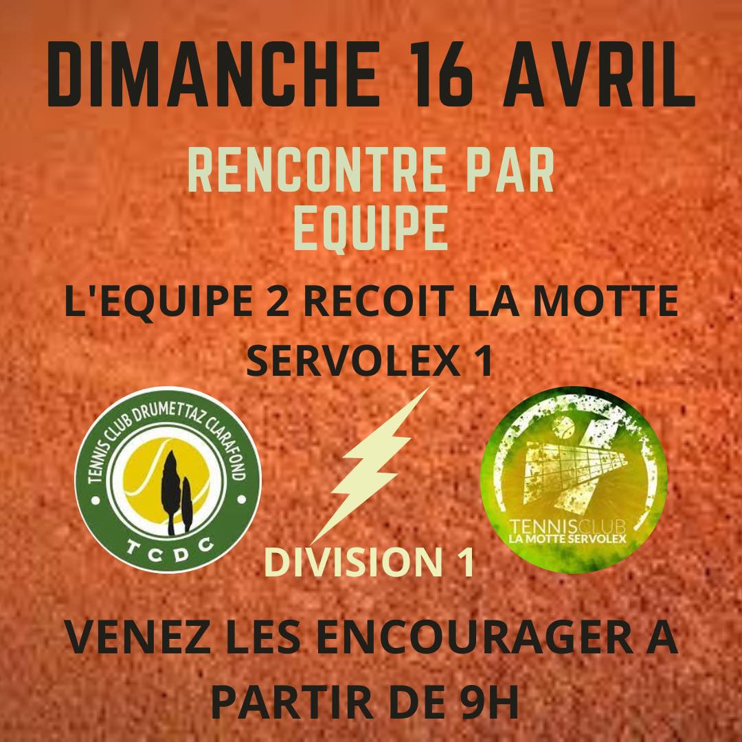 1er Match par équipe