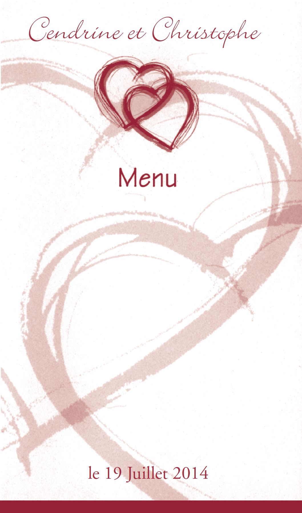 Mariage coeur