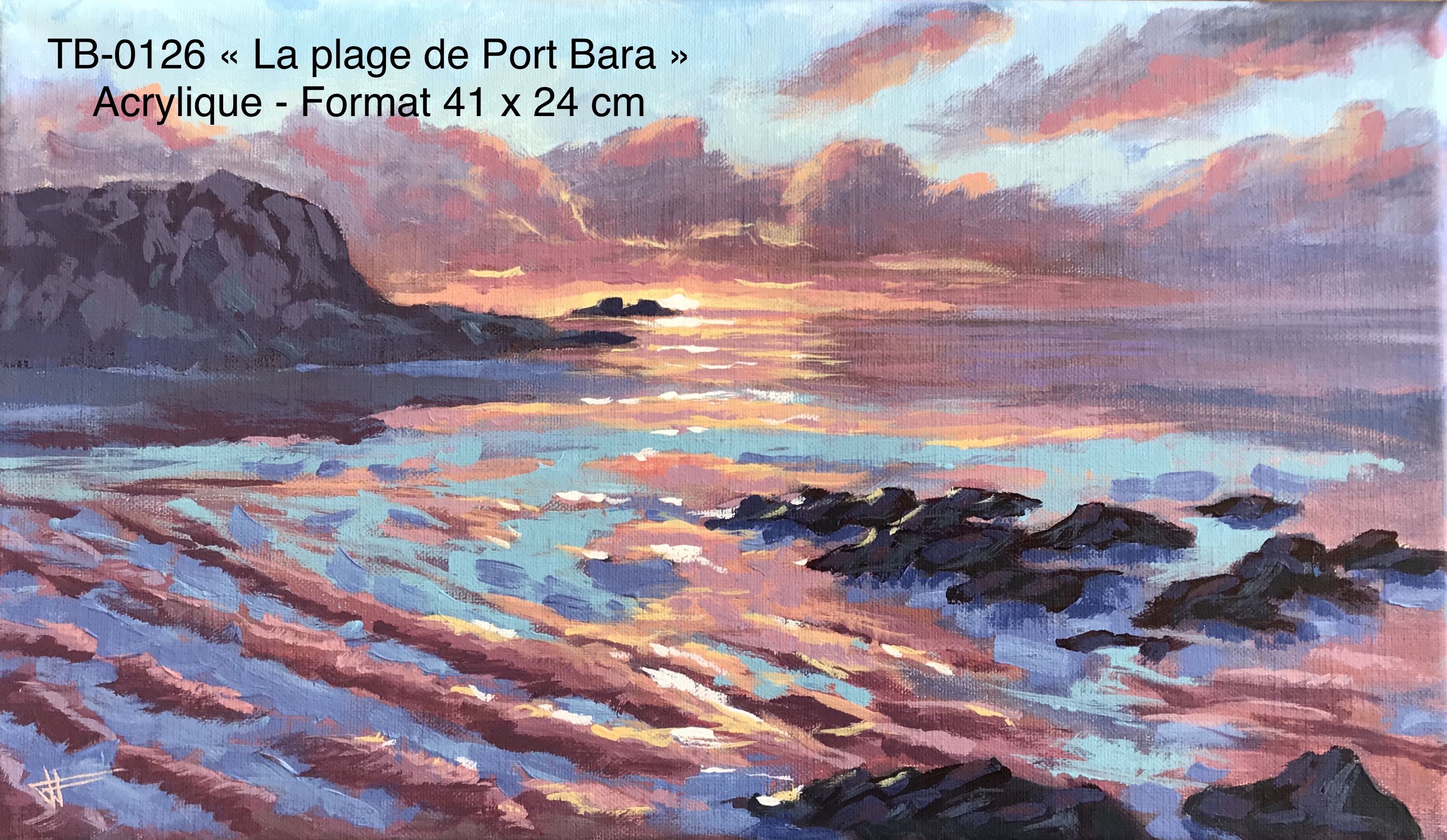 Ty by artiste peintre quiberon tb0126