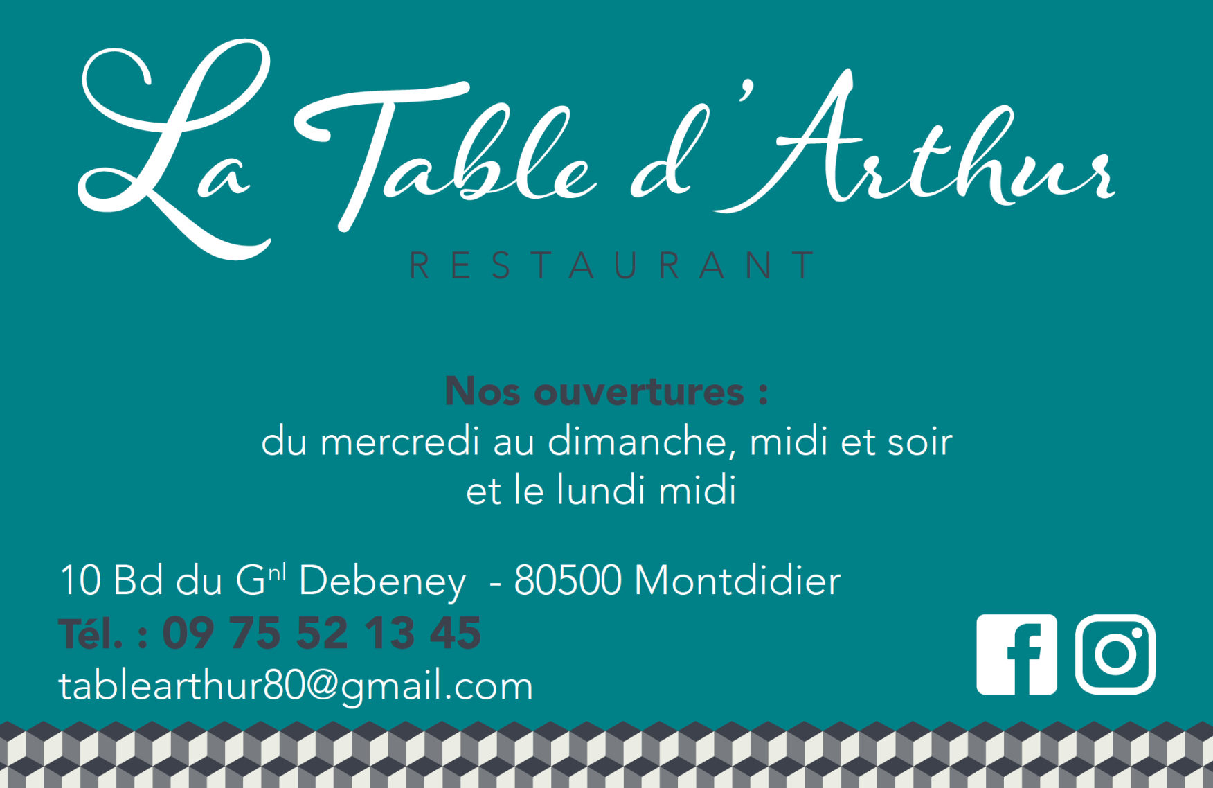 Cv tablearthur
