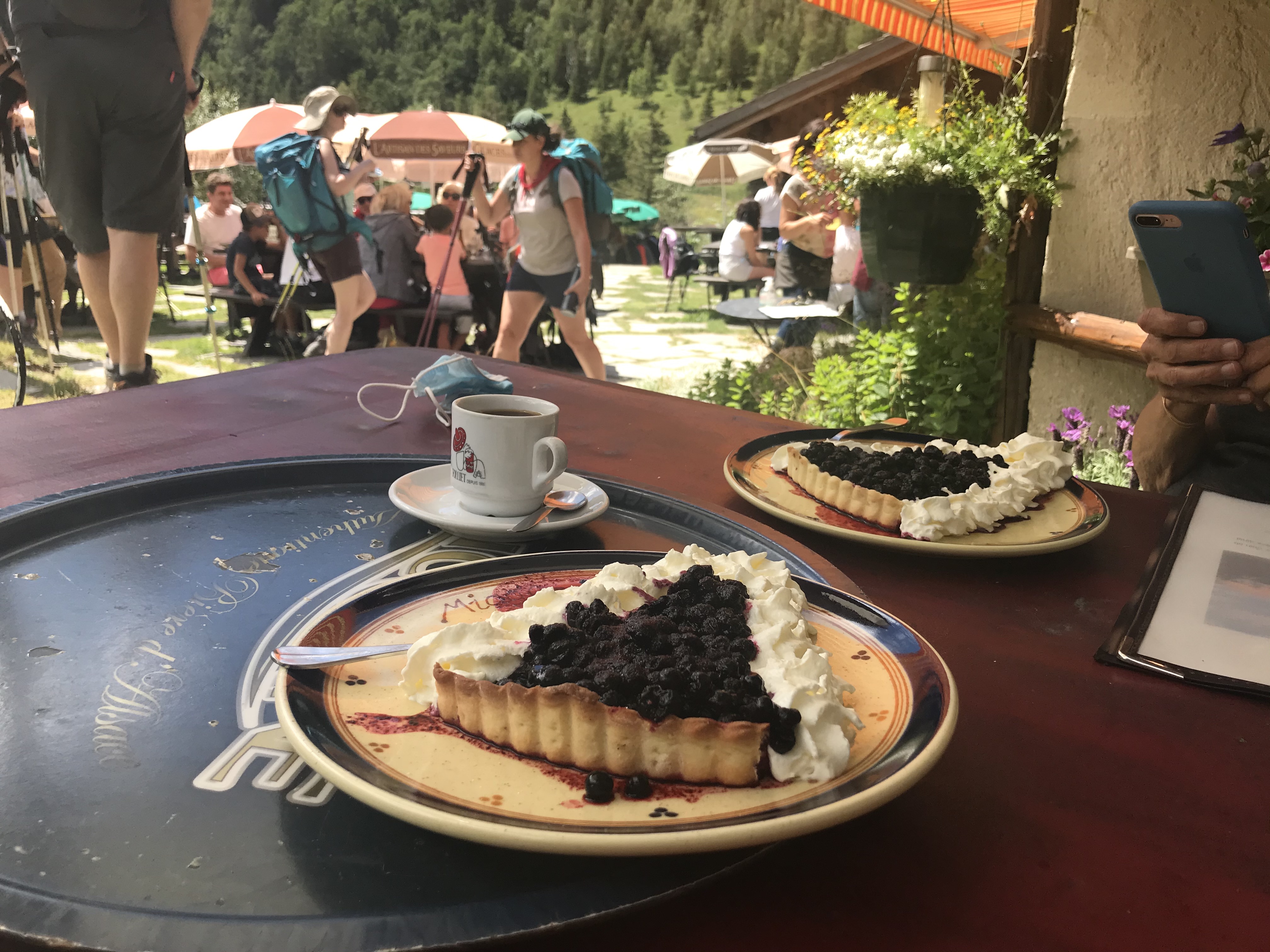 Tarte aux myrtilles