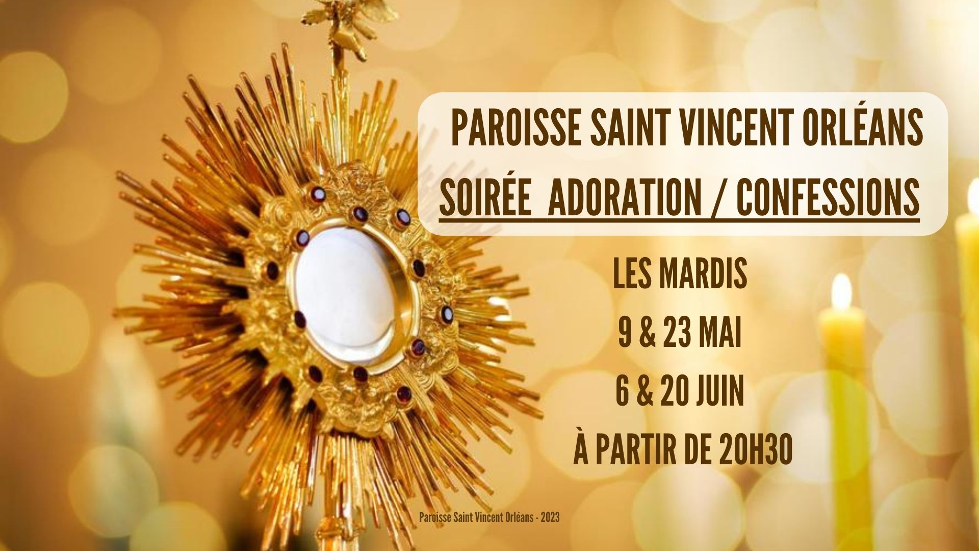 Soiree adoration confessions mai juin 2023