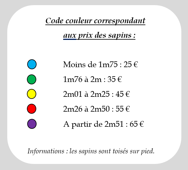 Tarifs