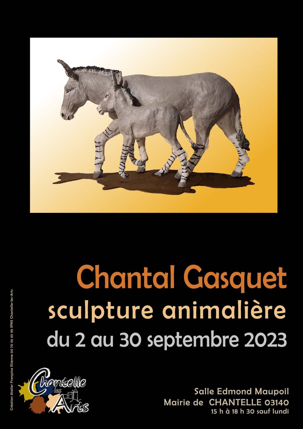Les sculptures animalières de Chantal Gasquet