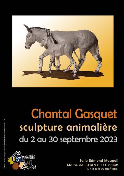 Les sculptures animalières de Chantal Gasquet