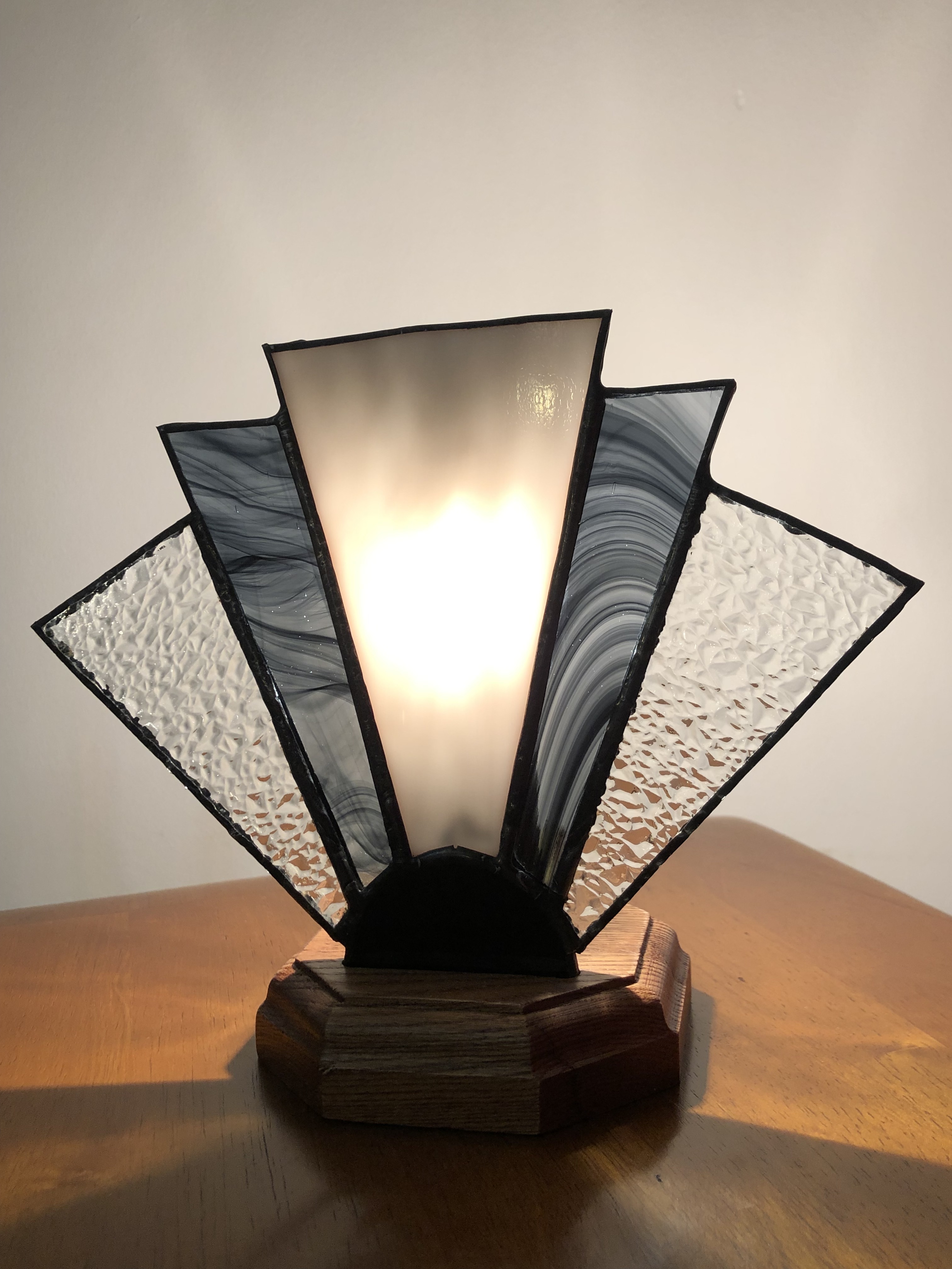 10 eventail lampe inspiration art deco la dame de verre montelimar france