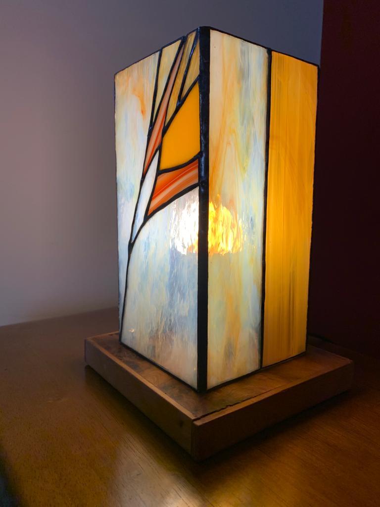 1 lampe gerlinda la dame de verre montelimar france