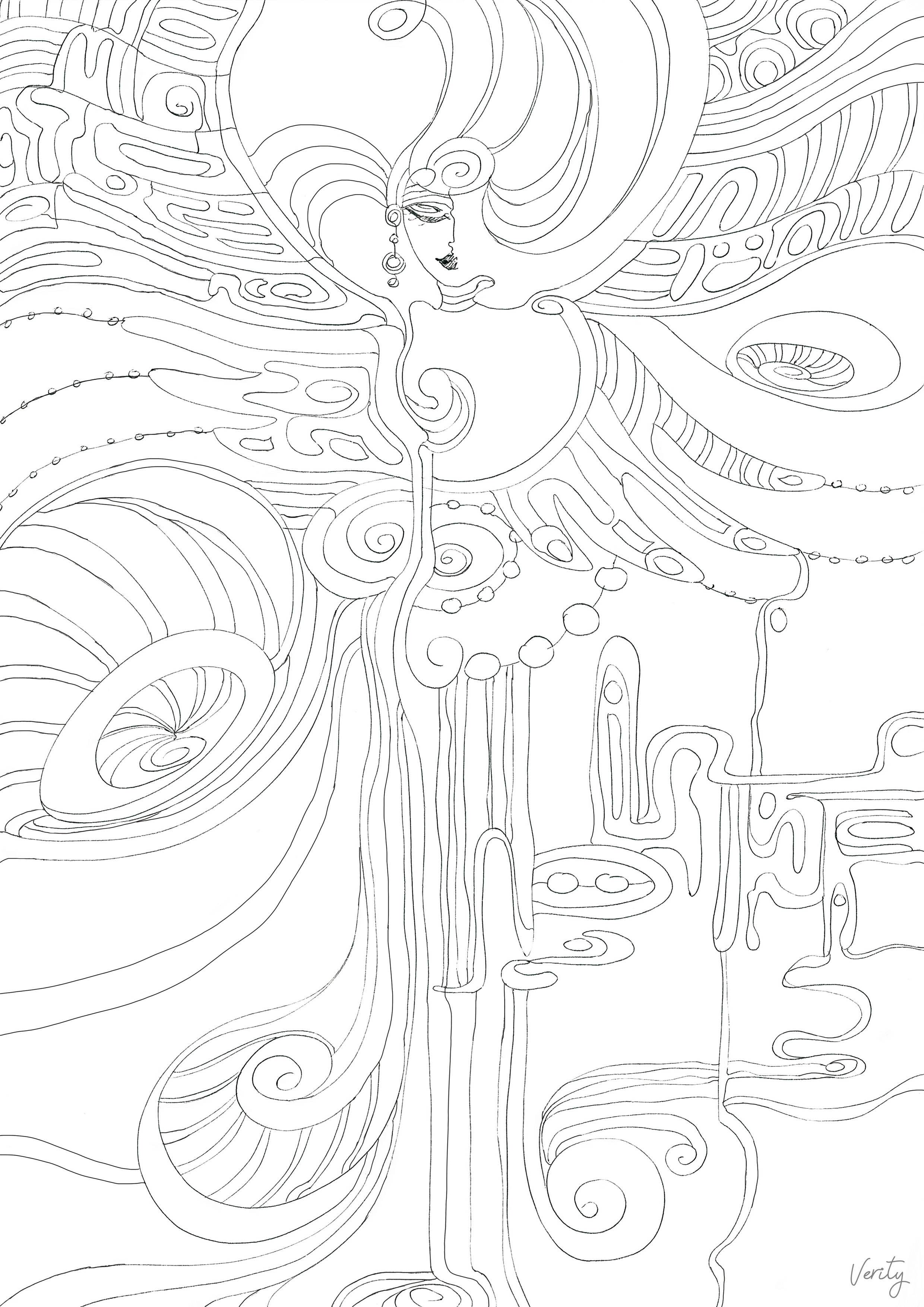 Dessin mother nature