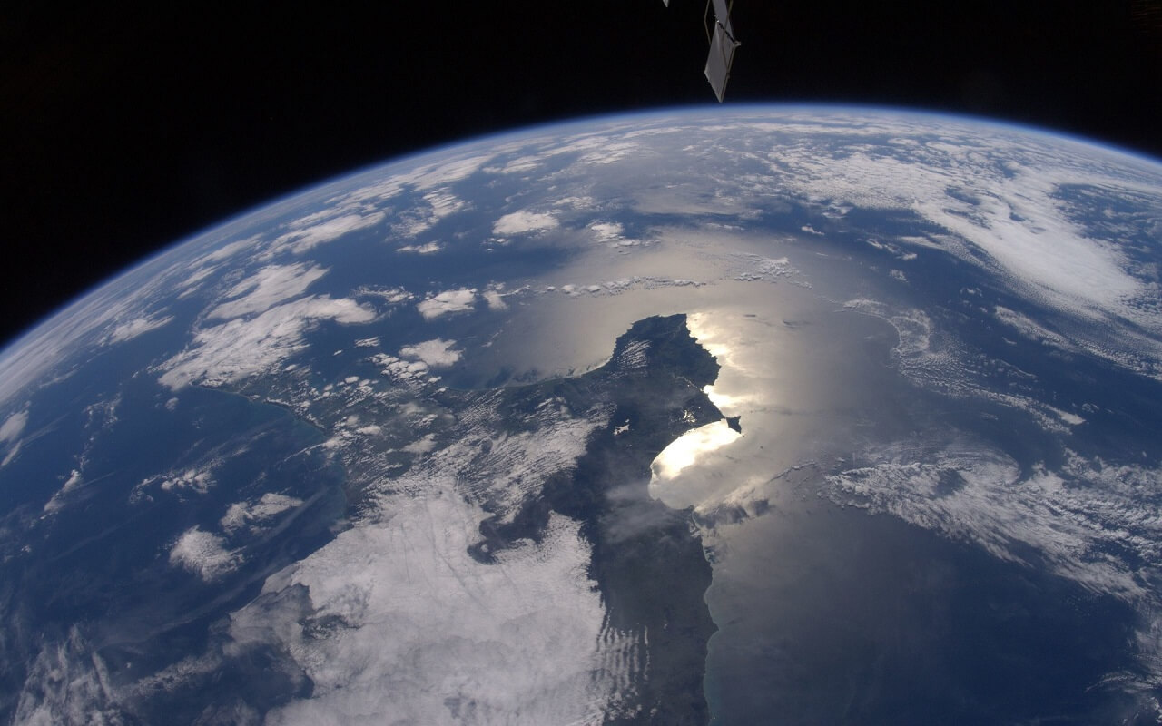 La Terre vue de l'espace.