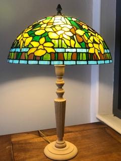 13 lampe tiffany style art nouveau vitrail la dame de verre montelimar france