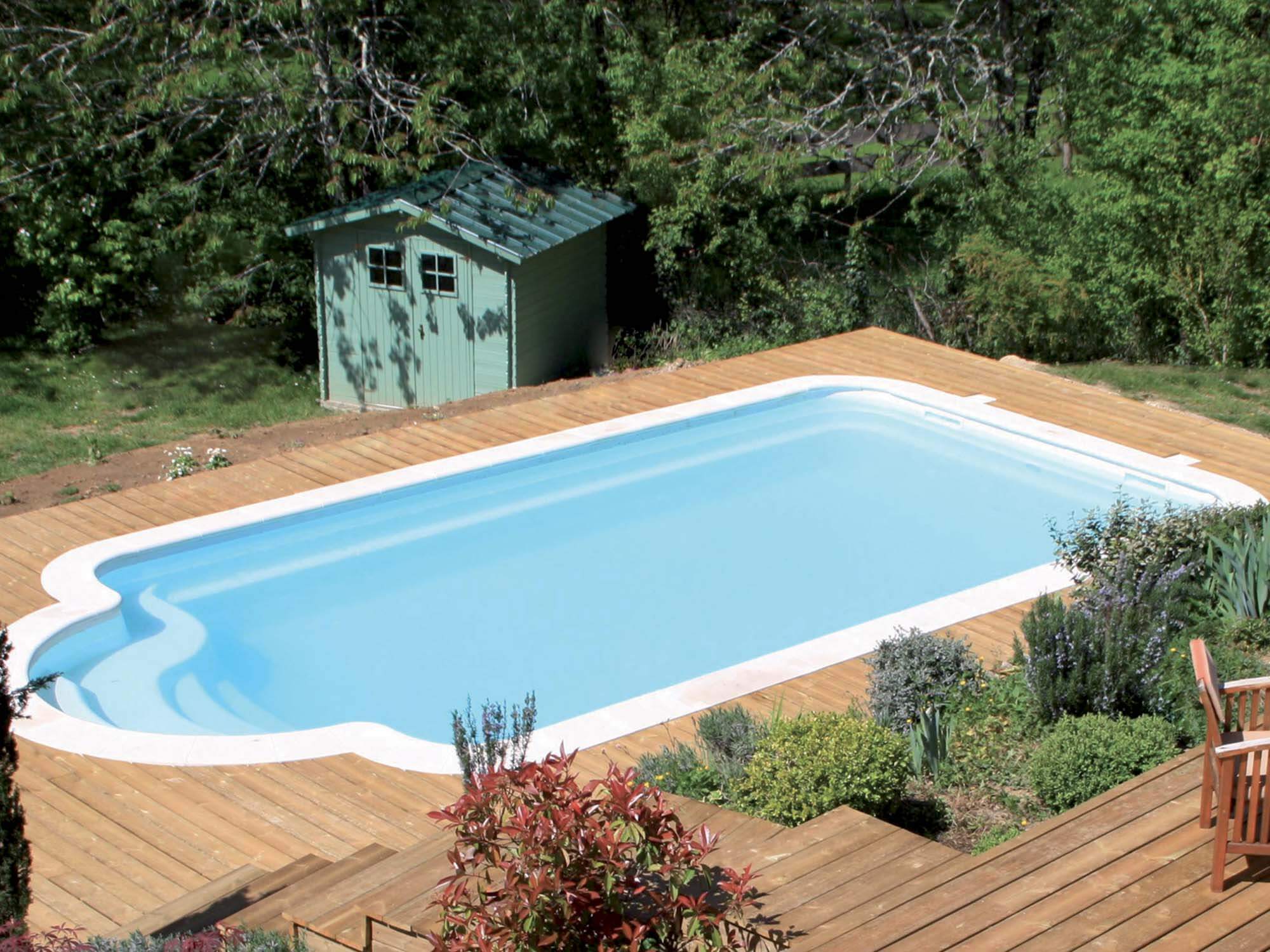 Coque polyester excel piscines