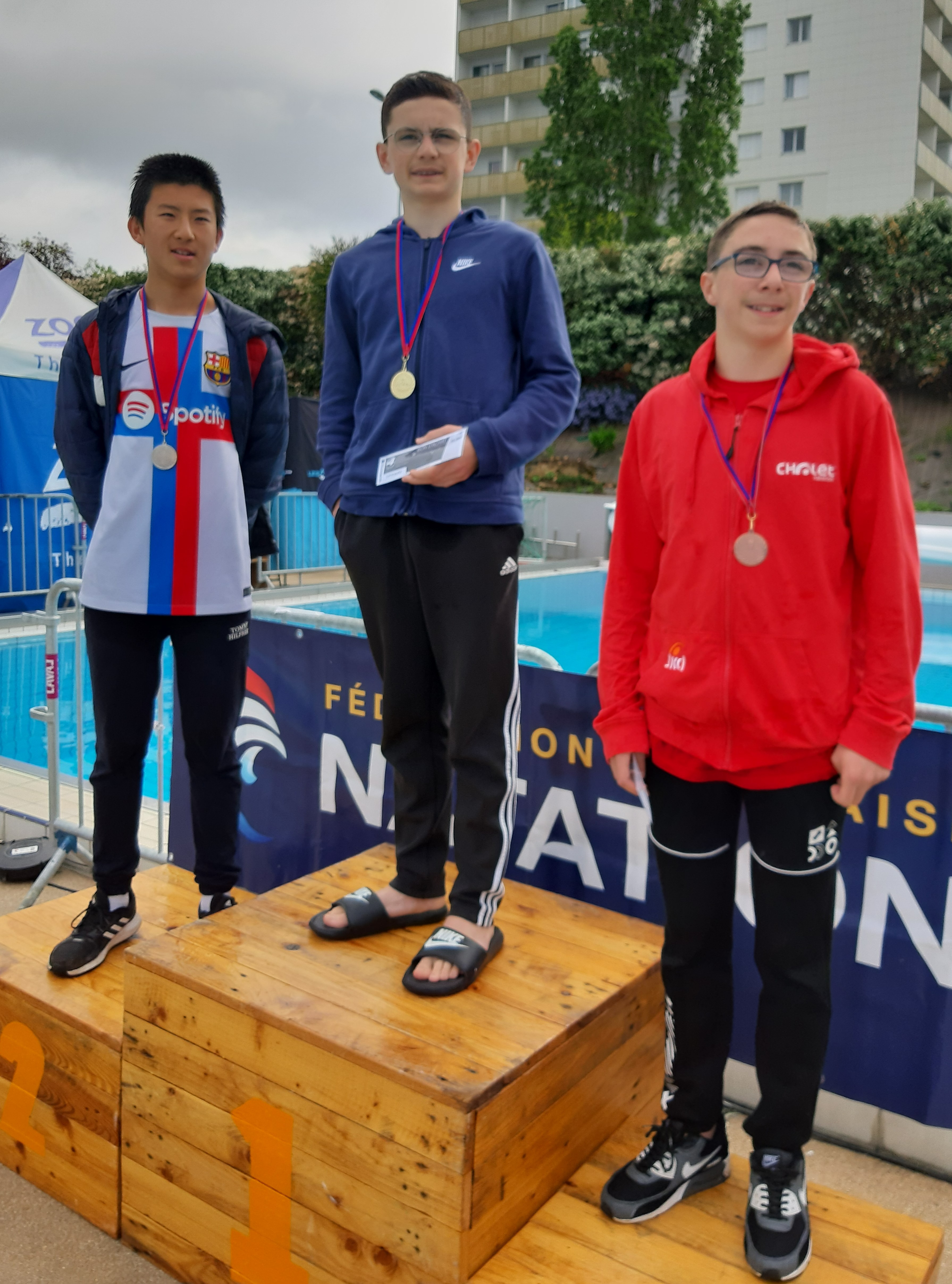 Podium clement 200brasse