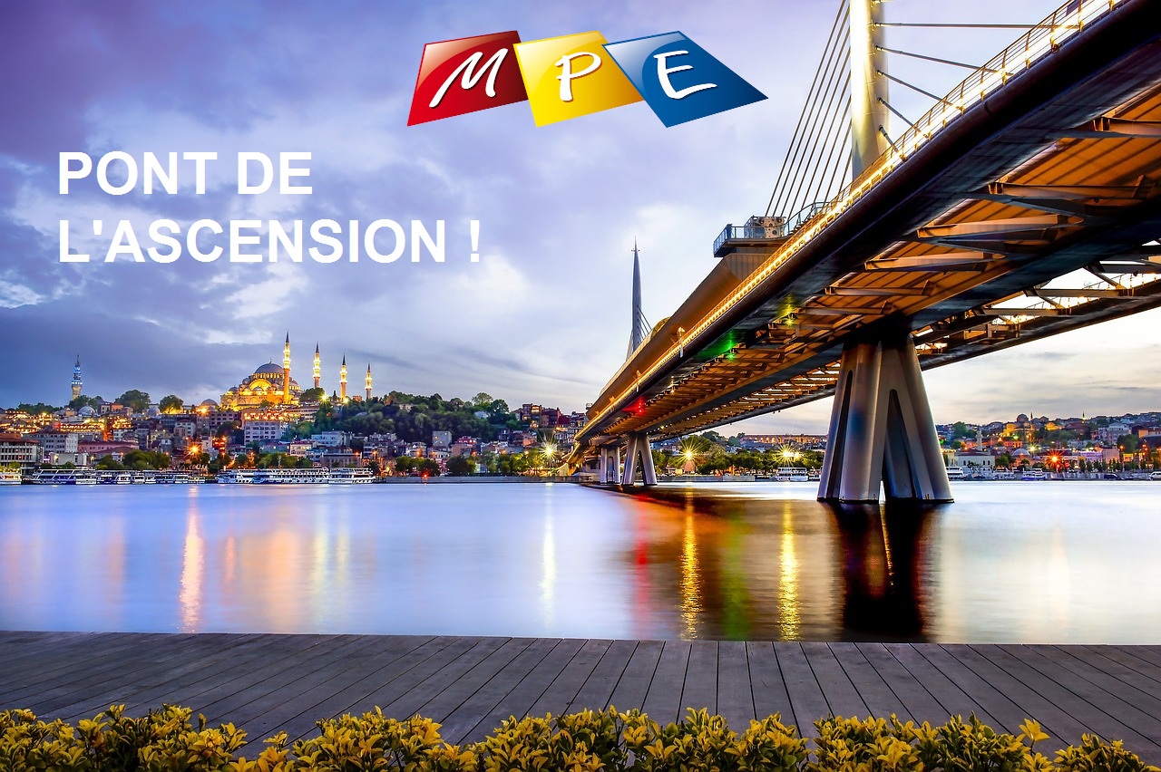 PONT DE L'ASCENCION : Nous sommes fermés du 17 au 19 mai :)