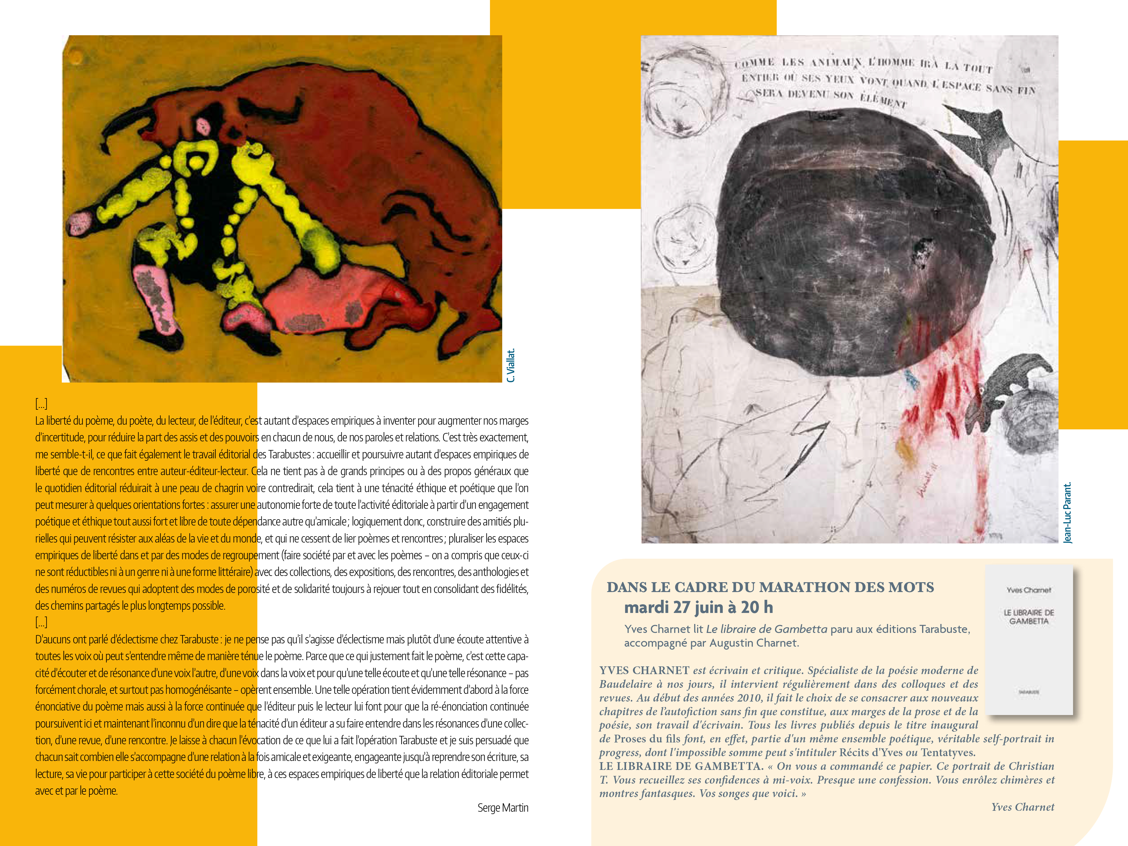 Tarabuste dans le magasine de la librairie ombres blanches toulouse 2