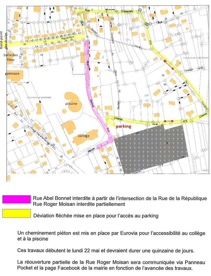 Travaux Rue Abel Bonnet